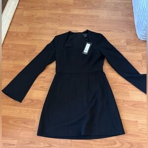 French Connection Black Long Sleeve Dress